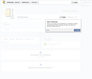 Page Facebook créée !