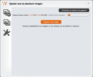 Ajouter une ou plusieurs images