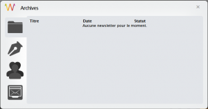 Archives des newsletters